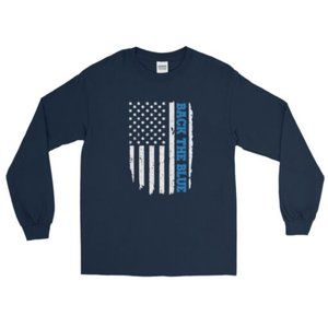 Back The Blue Men’s Long Sleeve Shirt